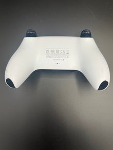 Rear view of Glacier White PS5 DualSense unit PS5-WHT-HE-004 showing the back shell and grips