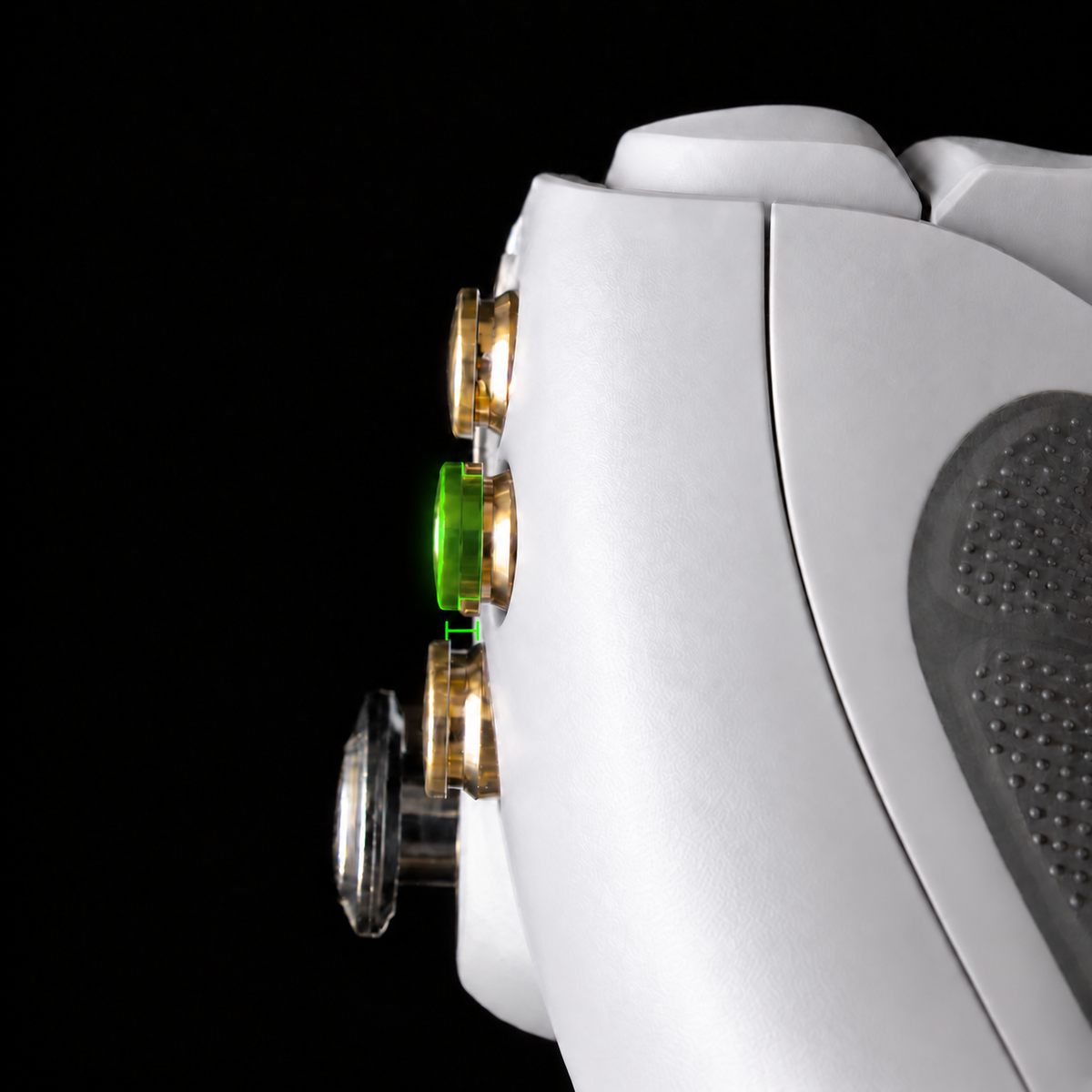 Mouse click face button components inside a controller